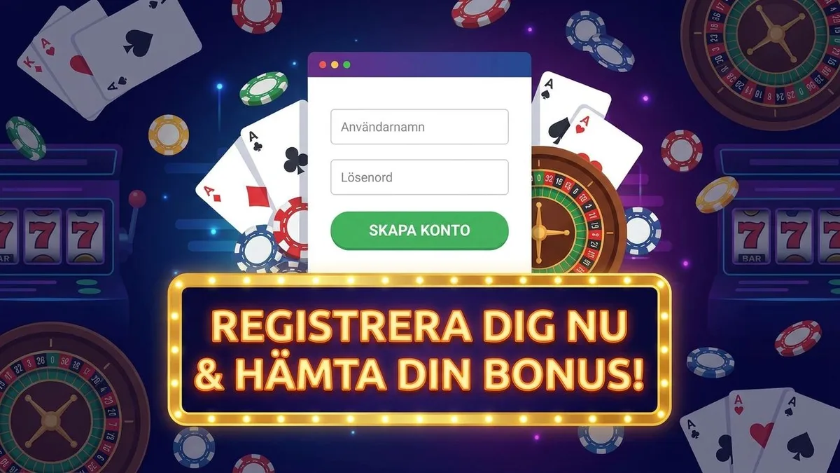Registrera dig med bonus